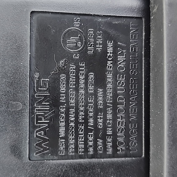 Waring Pro DF280 Professional Brushed Stainless Steel 3-Basket Deep Fryer - Picture 15 of 16